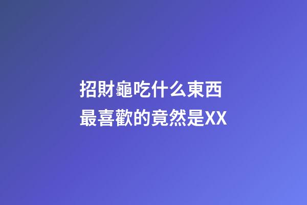 招財龜吃什么東西 最喜歡的竟然是XX